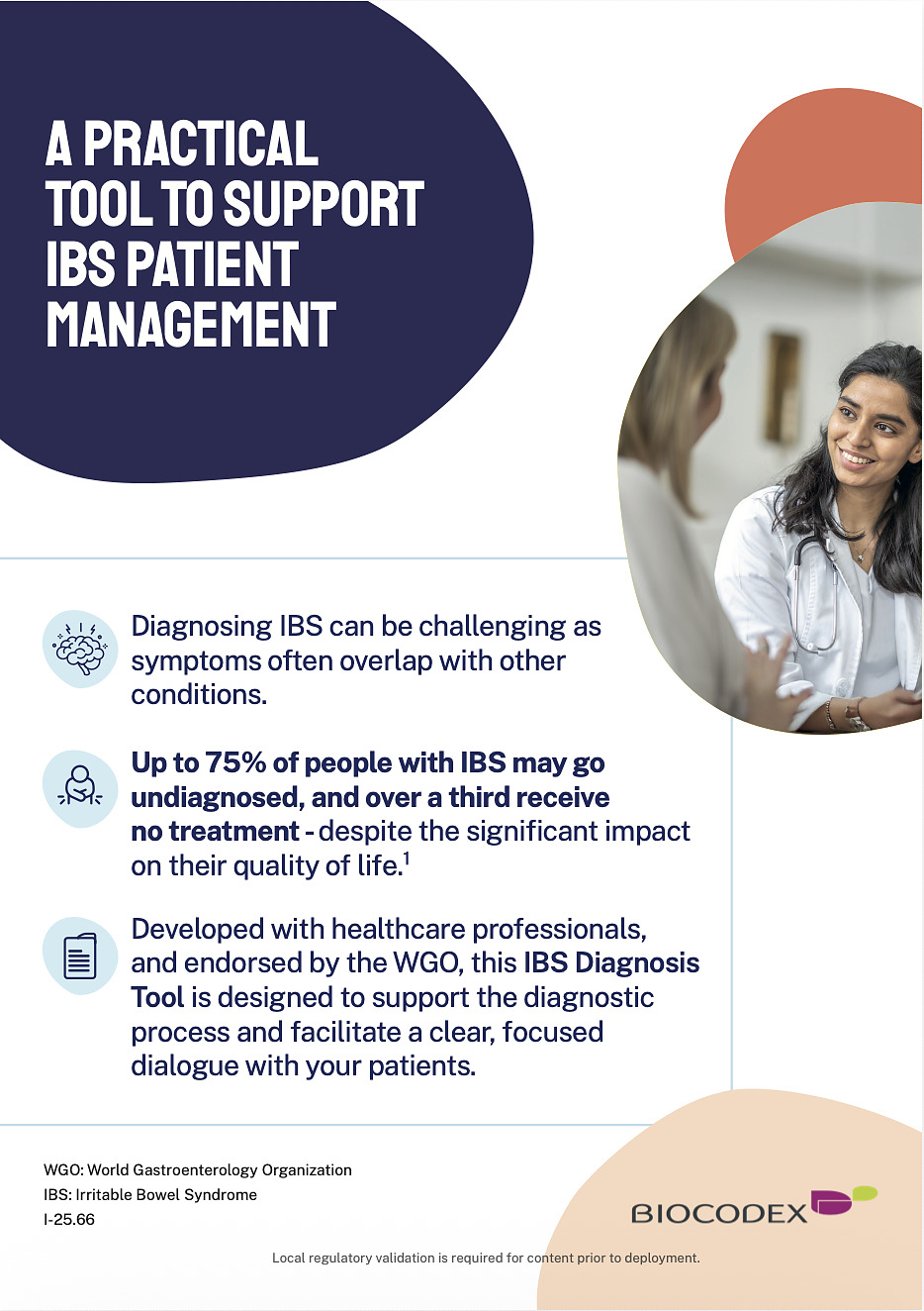 Enterol IBS diagnosis tool for healthcare professionals, endorsed by the World Gastroenterology Organization